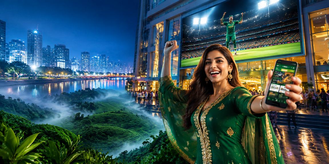 ঢাকার চা বাগানে বসে ক্রিকেট বেটিং করছেন একজন উৎসাহী দর্শক